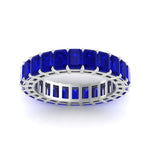 Load image into Gallery viewer, Diamond Ring 6 Carat Eternity Emerald Cut Band
