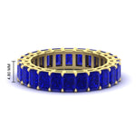 Load image into Gallery viewer, Diamond Ring 6 Carat Eternity Emerald Cut Band
