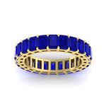 Load image into Gallery viewer, Diamond Ring 6 Carat Eternity Emerald Cut Band
