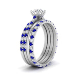 Load image into Gallery viewer, sapphire-ring-with-multi-stack-band-in-FD9918ROGSABL-NL-WG
