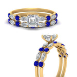 Load image into Gallery viewer, sapphire-round-and-marquise-asscher-bridal-wedding-rings-in-yellow-gold-FD9398AS1GSABLANGLE3-NL-YG.jpg?v=1756378422
