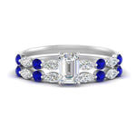 Load image into Gallery viewer, sapphire-round-and-marquise-emerald-cut-bridal-wedding-rings-in-white-gold-FD9398EM1GSABL-NL-WG.jpg?v=1756378472
