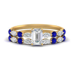 Load image into Gallery viewer, sapphire-round-and-marquise-emerald-cut-bridal-wedding-rings-in-yellow-gold-FD9398EM1GSABL-NL-YG_edb4774b-875c-42a8-91fd-d0ffe129f362.jpg?v=1756378486