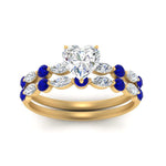 Load image into Gallery viewer, sapphire-round-and-marquise-heart-bridal-wedding-rings-in-yellow-gold-FD9398HT1GSABLANGLE5-NL-YG_736400ef-2c00-4dc1-96d4-96f652c9b8e3.jpg?v=1756378512
