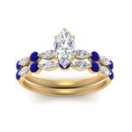 Load image into Gallery viewer, sapphire-round-and-marquise-marquise-cut-bridal-wedding-rings-in-yellow-gold-FD9398MQ1GSABLANGLE5-NL-YG.jpg?v=1756378523
