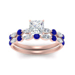 Load image into Gallery viewer, sapphire-round-and-marquise-princess-cut-bridal-wedding-rings-in-rose-gold-FD9398PR1GSABLANGLE5-NL-RG.jpg?v=1756378599
