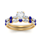 Load image into Gallery viewer, sapphire-round-and-marquise-round-bridal-wedding-rings-in-yellow-gold-FD9398RO1GSABLANGLE5-NL-YG.jpg?v=1756378649
