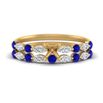 Load image into Gallery viewer, Round And Marquise Bridal Semi Mount Wedding Set
