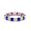 Load image into Gallery viewer, 2 Carat Round Cut Shared Prong Eternity Ring