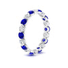Load image into Gallery viewer, 2 Carat Round Cut Shared Prong Eternity Ring