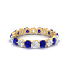 Load image into Gallery viewer, 2 Carat Round Cut Shared Prong Eternity Ring