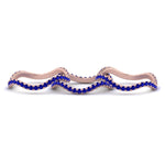 Load image into Gallery viewer, sapphire-waves-pave-eternity-rings-in-rose-gold-FD124152GSABLANGLE3-NL-RG-GS.jpg
