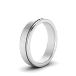 Load image into Gallery viewer, Satin Inlay Wedding Rings
