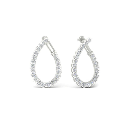 Scalloped-diamond-teardrop-front-back-hoop-earrings-in-14k-white-gold-fdear11738-1