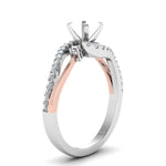 Load image into Gallery viewer, semi-mount-2-tone-3-stone-diamond-swirl-engagement-ring-in-FDO50895SMR-NL-WG