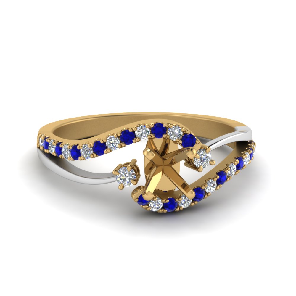 semi-mount-2-tone-3-stone-diamond-swirl-engagement-ring-with-blue-sapphire-in-FDO50895SMRGSABL-NL-YG