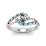 Load image into Gallery viewer, semi-mount-2-tone-3-stone-diamond-swirl-engagement-ring-with-ice-blue-topaz-in-950-Platinum-FDO50895SMRGICBLTO-NL-WG