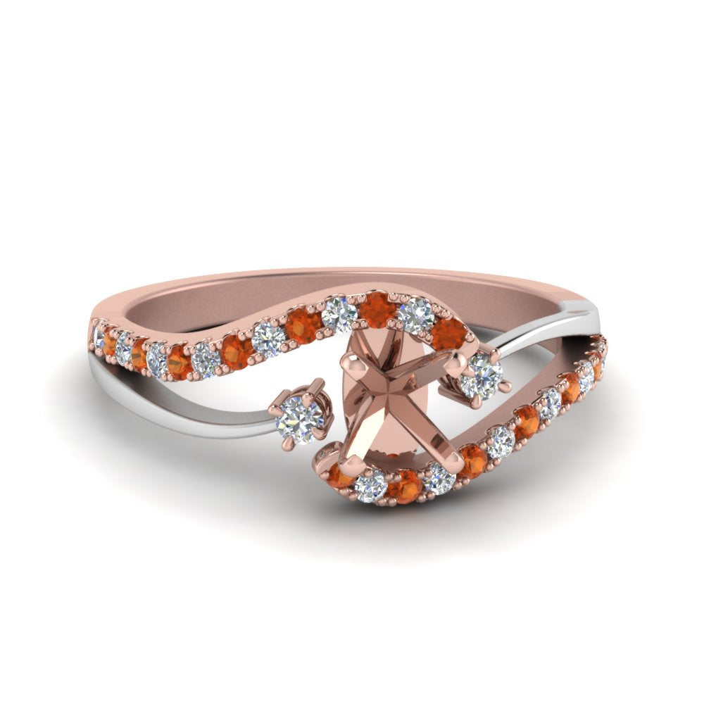 semi-mount-2-tone-3-stone-diamond-swirl-engagement-ring-with-orange-sapphire-in-FDO50895SMRGSAOR-NL-RG