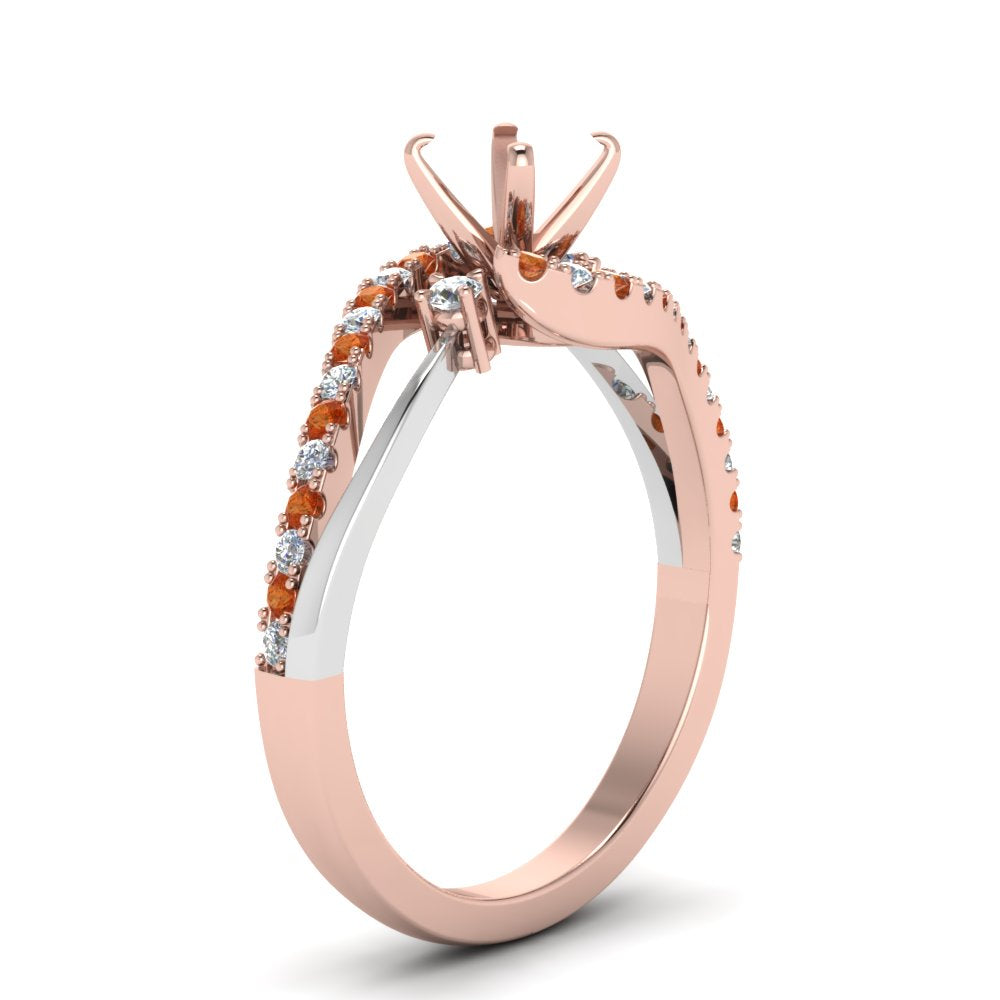 semi-mount-2-tone-3-stone-diamond-swirl-engagement-ring-with-orange-sapphire-in-FDO50895SMRGSAOR-NL-RG