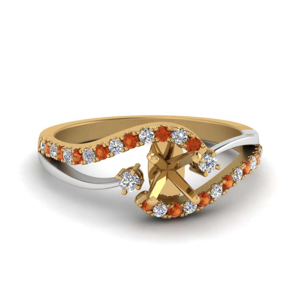 semi-mount-2-tone-3-stone-diamond-swirl-engagement-ring-with-orange-sapphire-in-FDO50895SMRGSAOR-NL-YG