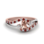 Load image into Gallery viewer, semi-mount-2-tone-3-stone-diamond-swirl-engagement-ring-with-ruby-in-FDO50895SMRGRUDR-NL-RG