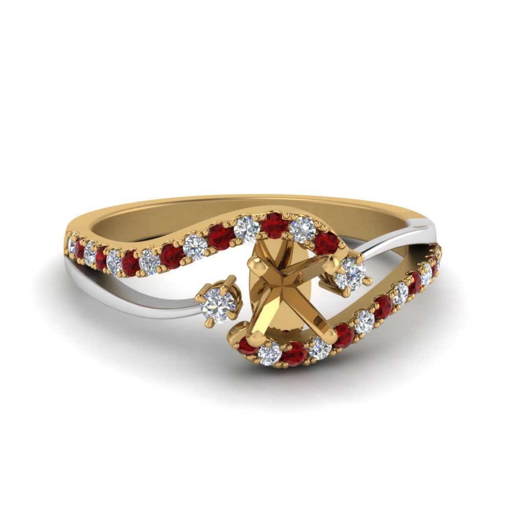 semi-mount-2-tone-3-stone-diamond-swirl-engagement-ring-with-ruby-in-FDO50895SMRGRUDR-NL-YG