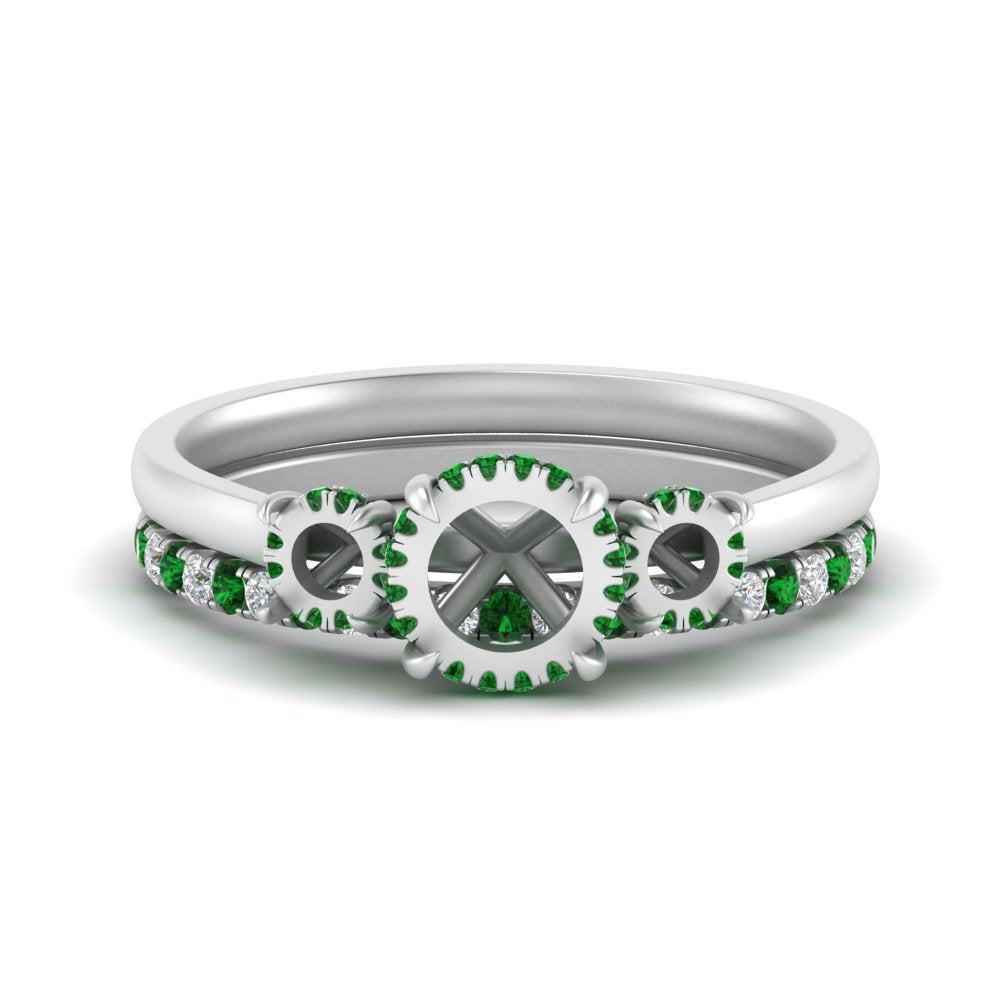 semi-mount-3-stone-hidden-halo-emerald-ring-with-wedding-band-in-FDENS3179SMRGEMGRANGLE3-NL-WG