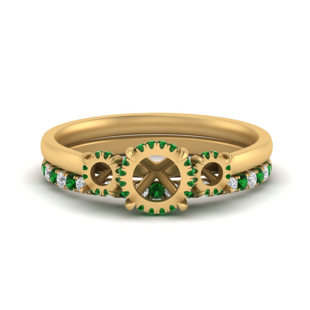 semi-mount-3-stone-hidden-halo-emerald-ring-with-wedding-band-in-FDENS3179SMRGEMGRANGLE3-NL-YG
