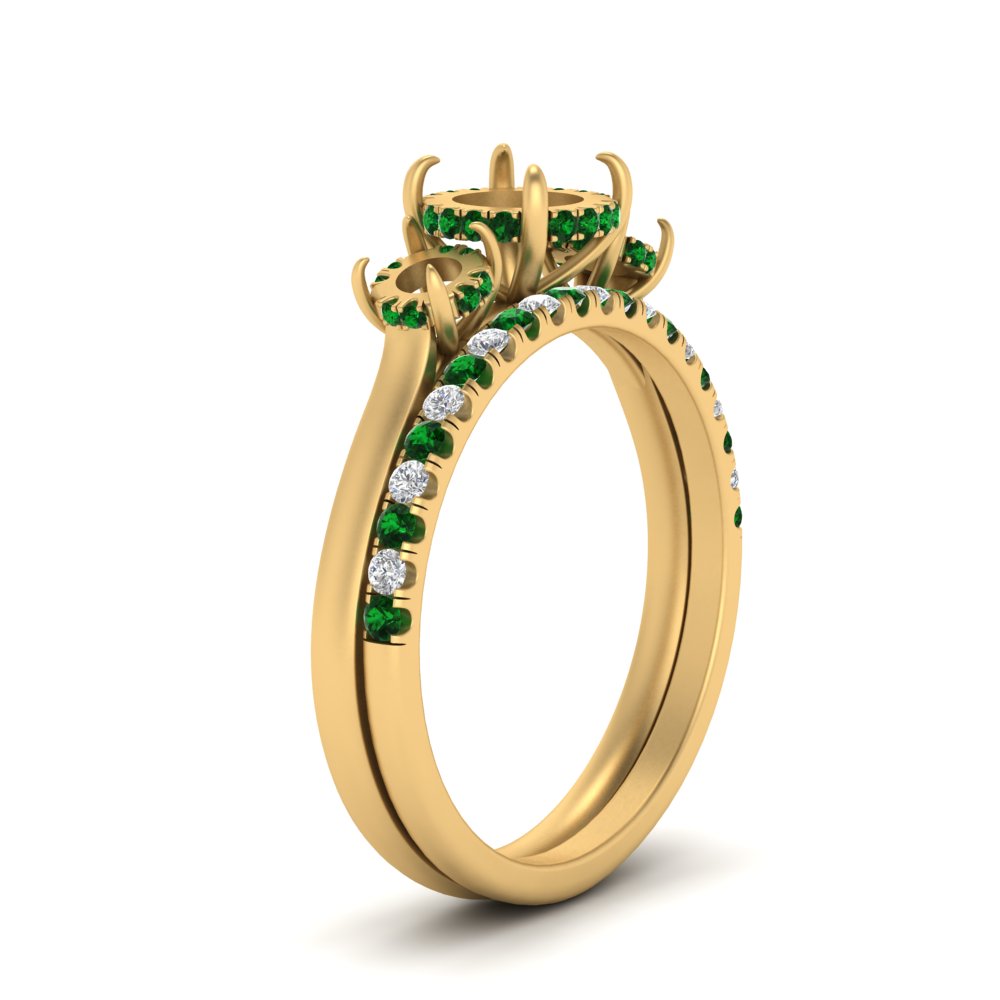 semi-mount-3-stone-hidden-halo-emerald-ring-with-wedding-band-in-FDENS3179SMRGEMGRANGLE3-NL-YG