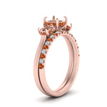 Load image into Gallery viewer, semi-mount-3-stone-hidden-halo-orange-sapphire-ring-with-wedding-band-in-FDENS3179SMRGSAORANGLE3-NL-RG
