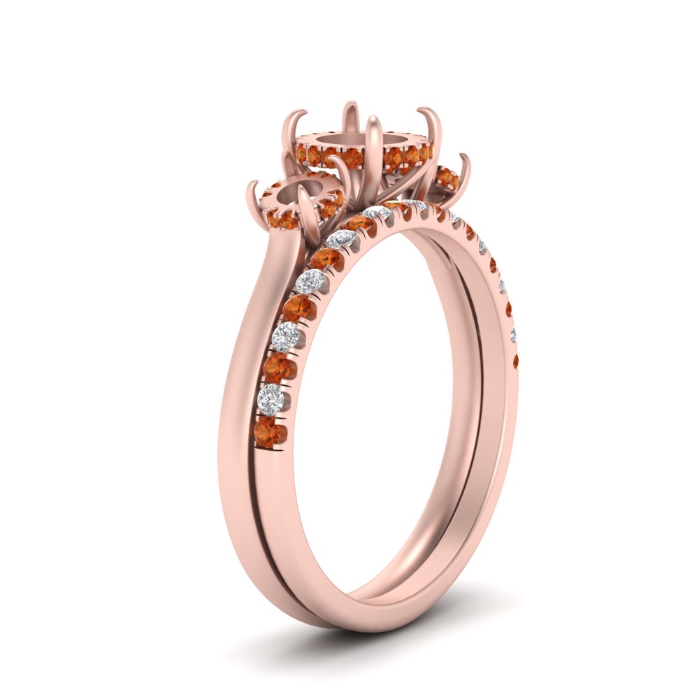 semi-mount-3-stone-hidden-halo-orange-sapphire-ring-with-wedding-band-in-FDENS3179SMRGSAORANGLE3-NL-RG