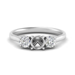 Load image into Gallery viewer, semi-mount-3-stone-trellis-diamond-engagement-ring-in-white-gold-FD-10768SMR-1.50CT-NL-WG

