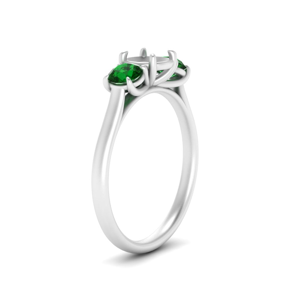 semi-mount-3-stone-trellis-emerald-engagement-ring-in-white-gold-FD-10768SMR-1.50CTGEMGRANGLE2-NL-WG