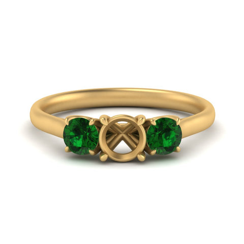 semi-mount-3-stone-trellis-emerald-engagement-ring-in-yellow-gold-FD-10768SMR-1.50CTGEMGR-NL-YG