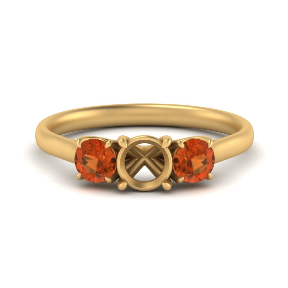 semi-mount-3-stone-trellis-orange-sapphire-engagement-ring-in-yellow-gold-FD-10768SMR-1.50CTGSAOR-NL-YG