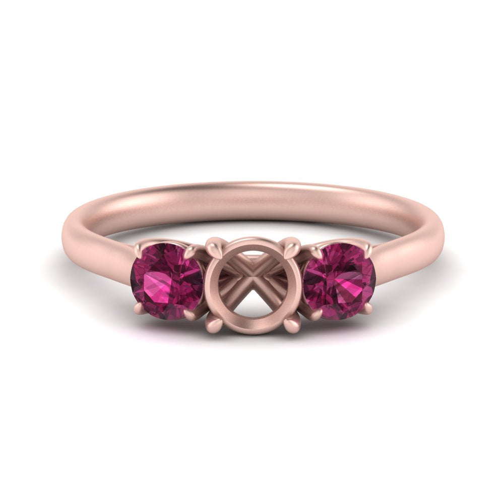 semi-mount-3-stone-trellis-pink-sapphire-engagement-ring-in-rose-gold-FD-10768SMR-1.50CTGSADRPI-NL-RG