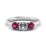 Load image into Gallery viewer, semi-mount-3-stone-trellis-pink-sapphire-engagement-ring-in-white-gold-FD-10768SMR-1.50CTGSADRPI-NL-WG
