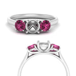 Load image into Gallery viewer, semi-mount-3-stone-trellis-pink-sapphire-engagement-ring-in-white-gold-FD-10768SMR-1.50CTGSADRPIANGLE3-NL-WG
