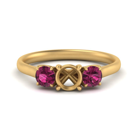 semi-mount-3-stone-trellis-pink-sapphire-engagement-ring-in-yellow-gold-FD-10768SMR-1.50CTGSADRPI-NL-YG