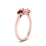 Load image into Gallery viewer, semi-mount-3-stone-trellis-ruby-engagement-ring-in-rose-gold-FD-10768SMR-1.50CTGRUDRANGLE2-NL-RG
