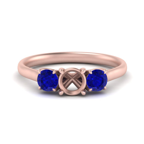 semi-mount-3-stone-trellis-sapphire-engagement-ring-in-rose-gold-FD-10768SMR-1.50CTGSABL-NL-RG