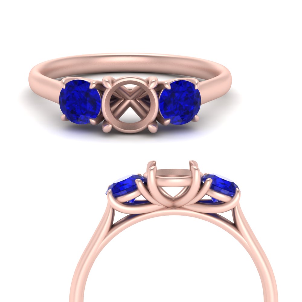 semi-mount-3-stone-trellis-sapphire-engagement-ring-in-rose-gold-FD-10768SMR-1.50CTGSABLANGLE3-NL-RG