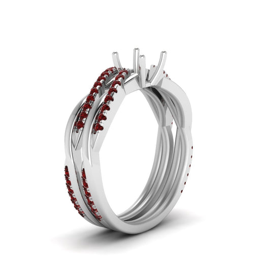 semi-mount-Infinity-twist-diamond-matching-bridal-set-with-ruby-in-14K-white-gold-FD8253SMGRUDR-NL-WG