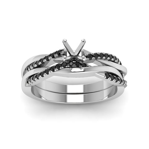 semi-mount-Infinity-twist-matching-bridal-set-with-black-diamond-in-950-Platinum-FD8253SMGBLACK-NL-WG