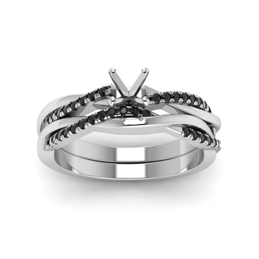 semi-mount-Infinity-twist-matching-bridal-set-with-black-diamond-in-950-Platinum-FD8253SMGBLACK-NL-WG