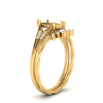 Load image into Gallery viewer, semi-mount-antique-diamond-ring-with-twisted-band-in-FD10747-SM-ANGLE3-NL-YG
