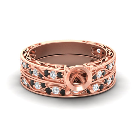 semi-mount-antique-filigree-black-diamond-bridal-ring-set-in-rose-gold-fdens3543smgblacksleep-nl-rg.jpg