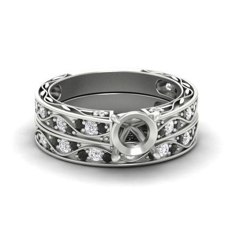 semi-mount-antique-filigree-black-diamond-bridal-ring-set-in-white-gold-fdens3543smgblacksleep-nl-wg.jpg