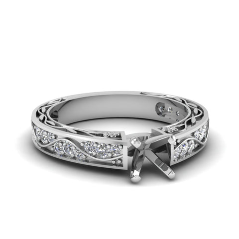 semi-mount-antique-filigree-diamond-ring-in-14K-white-gold-FDENS3543SMR-NL-WG