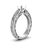 Load image into Gallery viewer, semi-mount-antique-filigree-diamond-ring-in-14K-white-gold-FDENS3543SMRANGLE2-NL-WG
